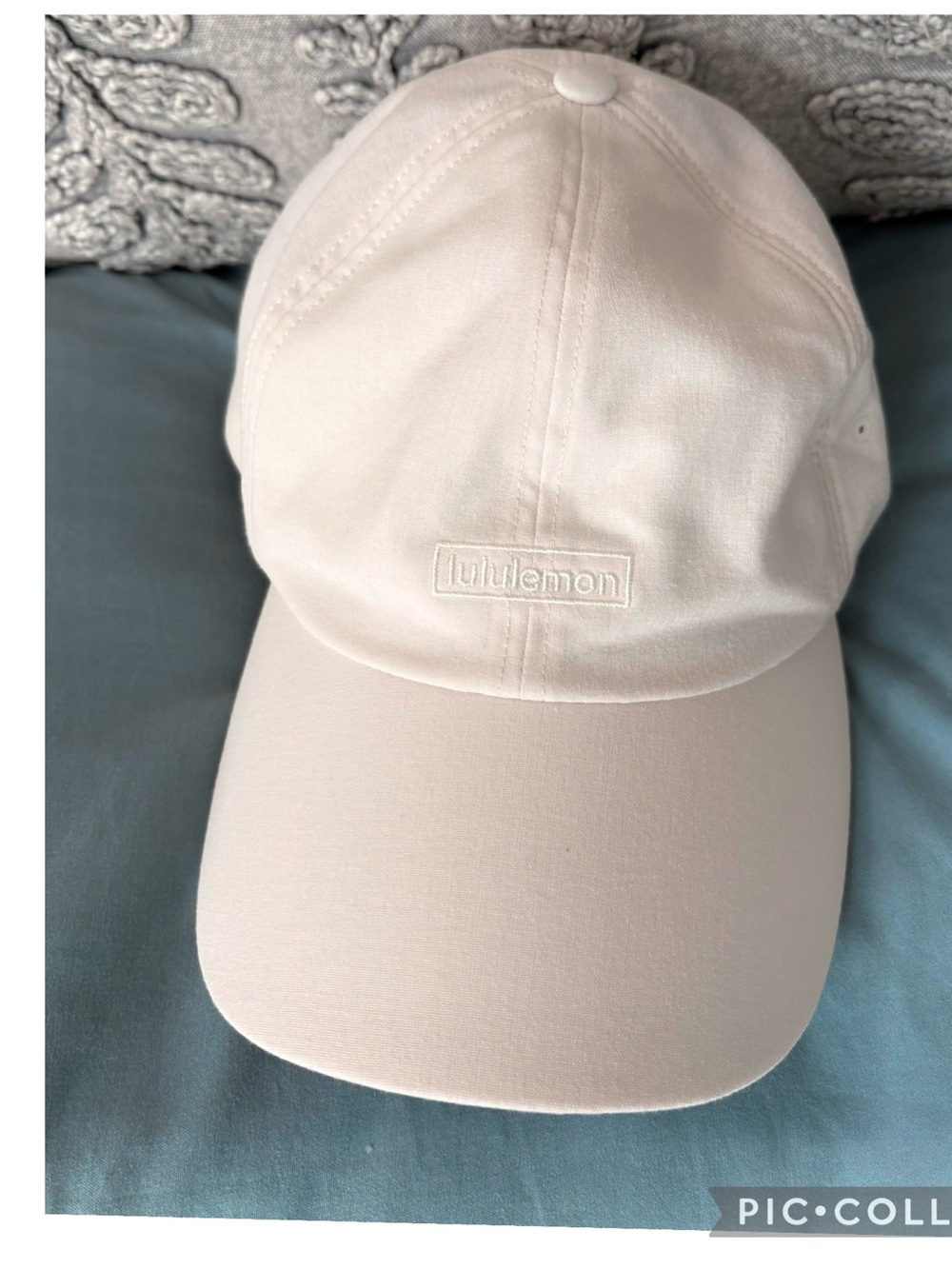 Lululemon Light Beige Athletic Hat | Minimal Clean Girl Athleisure Cap - Picture 2 of 6